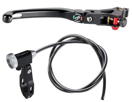 Levier de frein LighTech pliable réglable à gauche (type J)