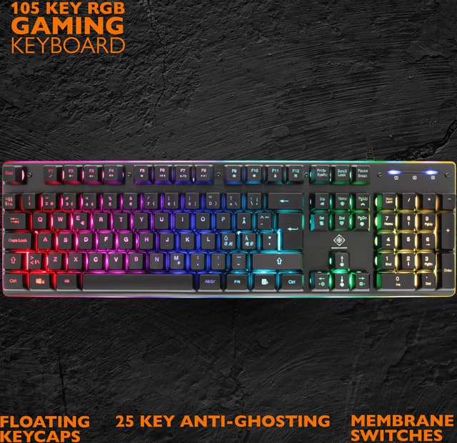 Deltaco Gaming RGB-tastatur