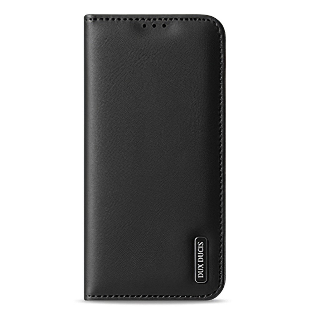 Samsung Galaxy S22 5G Flip Wallet Cover Echtleder Tasche (RFID Schutz) - Schwarz