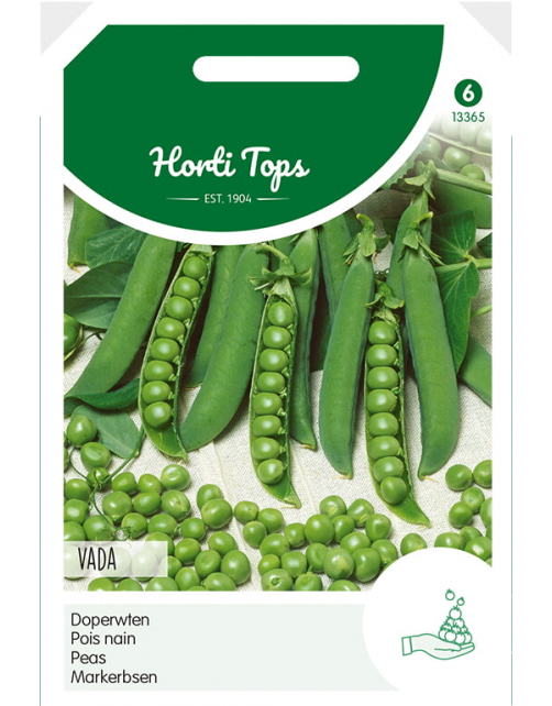 Hortitops Doperwten Vada - Gekreuktzadig - Groentezaden - 100 g