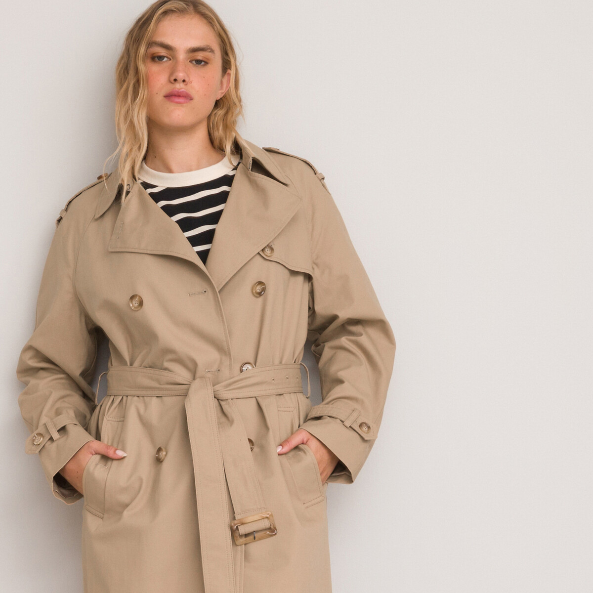 COLEÇÕES LA REDOUTE<br>Trench coat em katoen, Signature FERDINAND