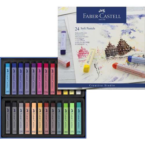 FABER-CASTELL Softpastell STUDIO QUALITY, Kartonetuis Softpastellkreiden