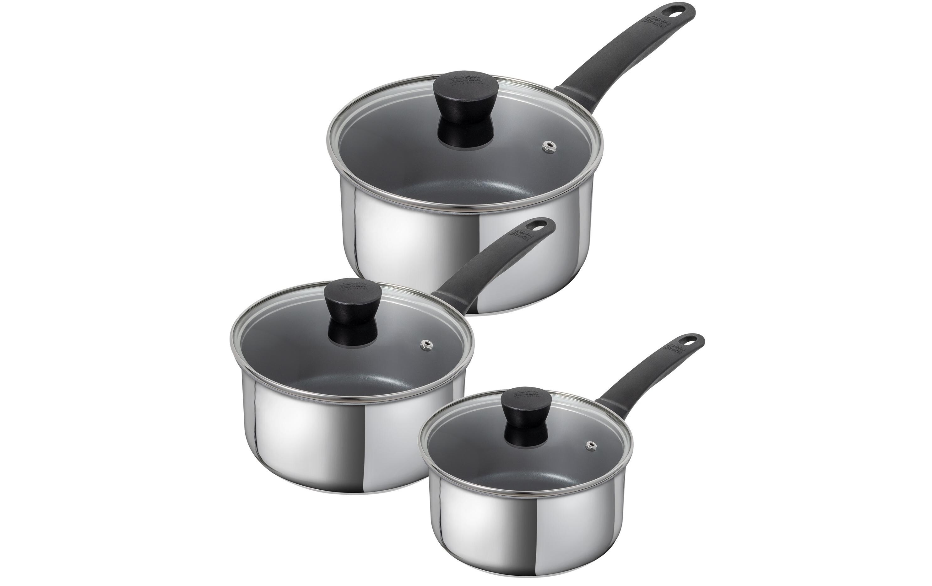 Kochtopf-Set Classic 3-teilig<br>Stielkasserollen Set mit Antihaftbeschichtung