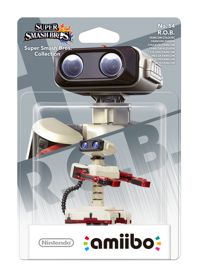 Nintendo Amiibo Figurine R.O.B. Famicom Colours (Super Smash Bros. Collection)