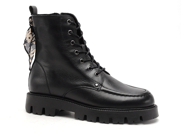 Goodstep boots bottine plates femme polony 4551 c03 noir