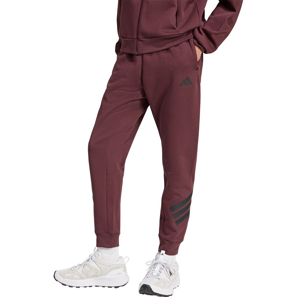 adidas Future Icons 3-Streifen Hose Herren aurora ruby
