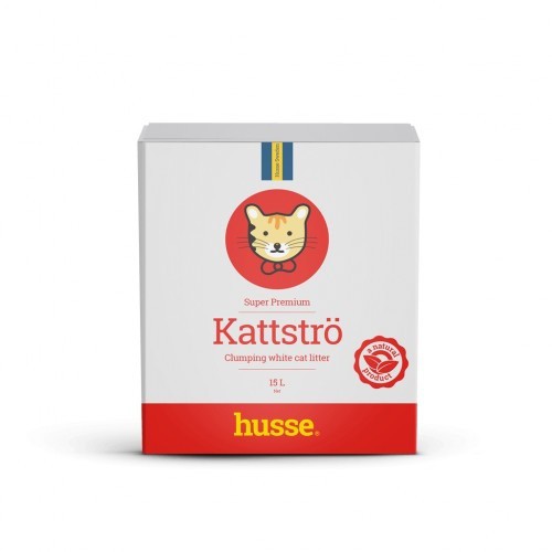Areia higiênica para gatos Kattströ Vit com odor neutro