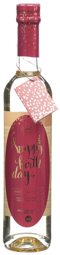 PURIS Sirup Happy Birthday Glasfl 50 cl