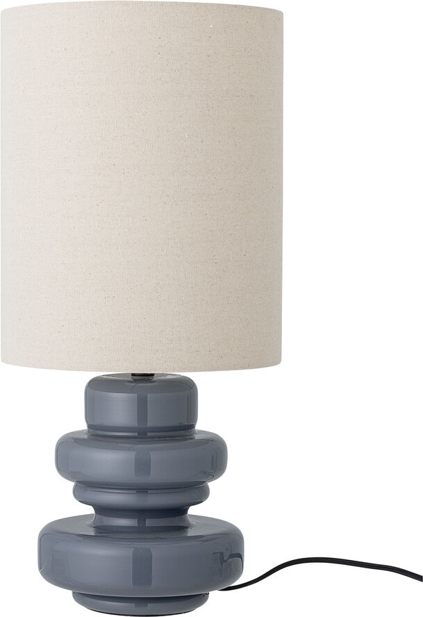 Bloomingville Fabiola Bordlampe, Blå, Glas Blå