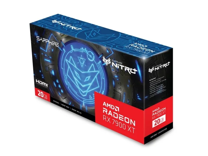 Sapphire NITRO  Radeon RX 7900 XT Vapor-X - Grafikkort - Radeon RX 7900 XT - 20 GB GDDR6 - PCIe 4.0 x16 - 2 x DisplayPort, 2 x HDMI