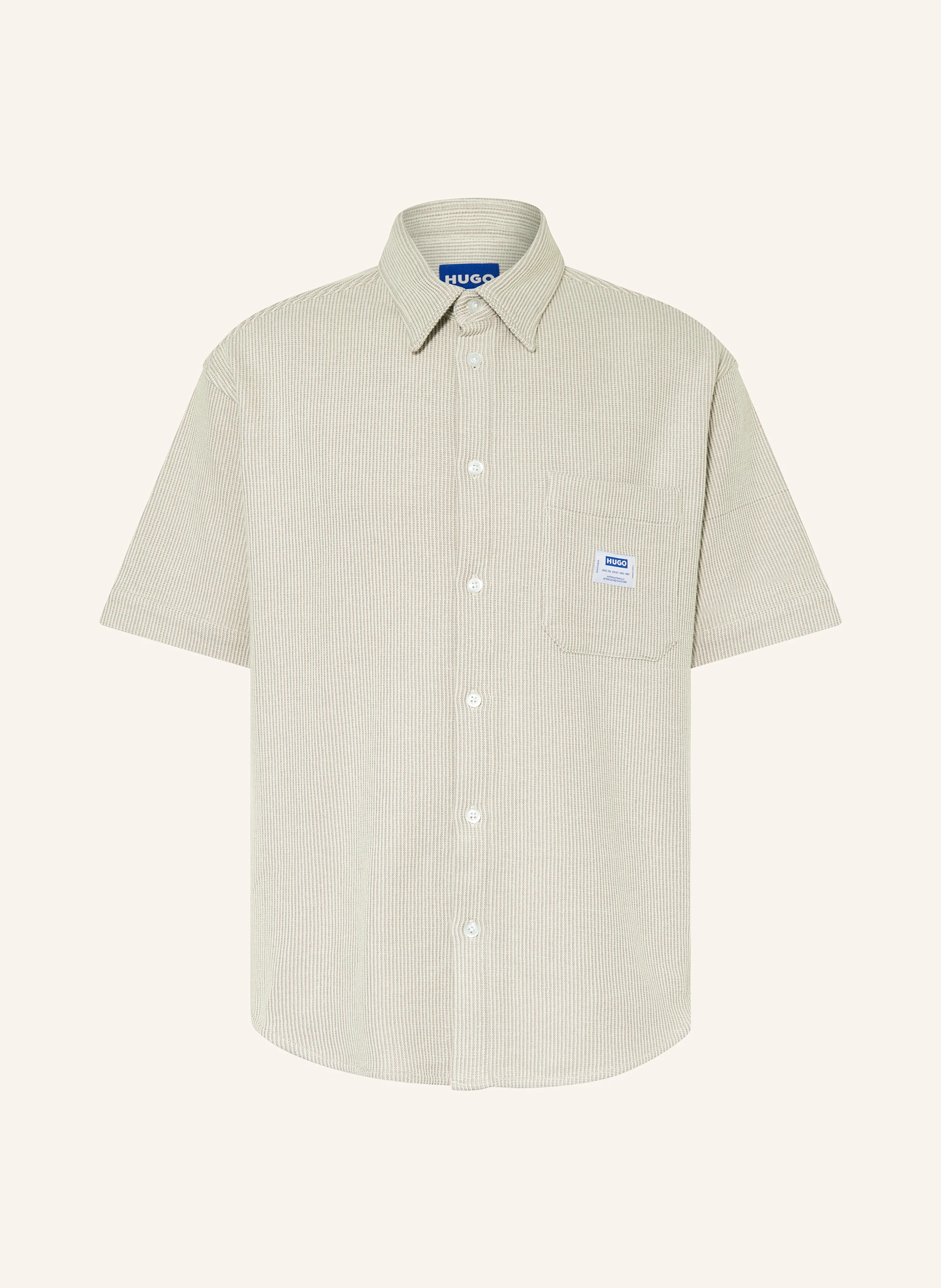 HUGO BLUE Kurzarm-Hemd EBRONN Comfort Fit