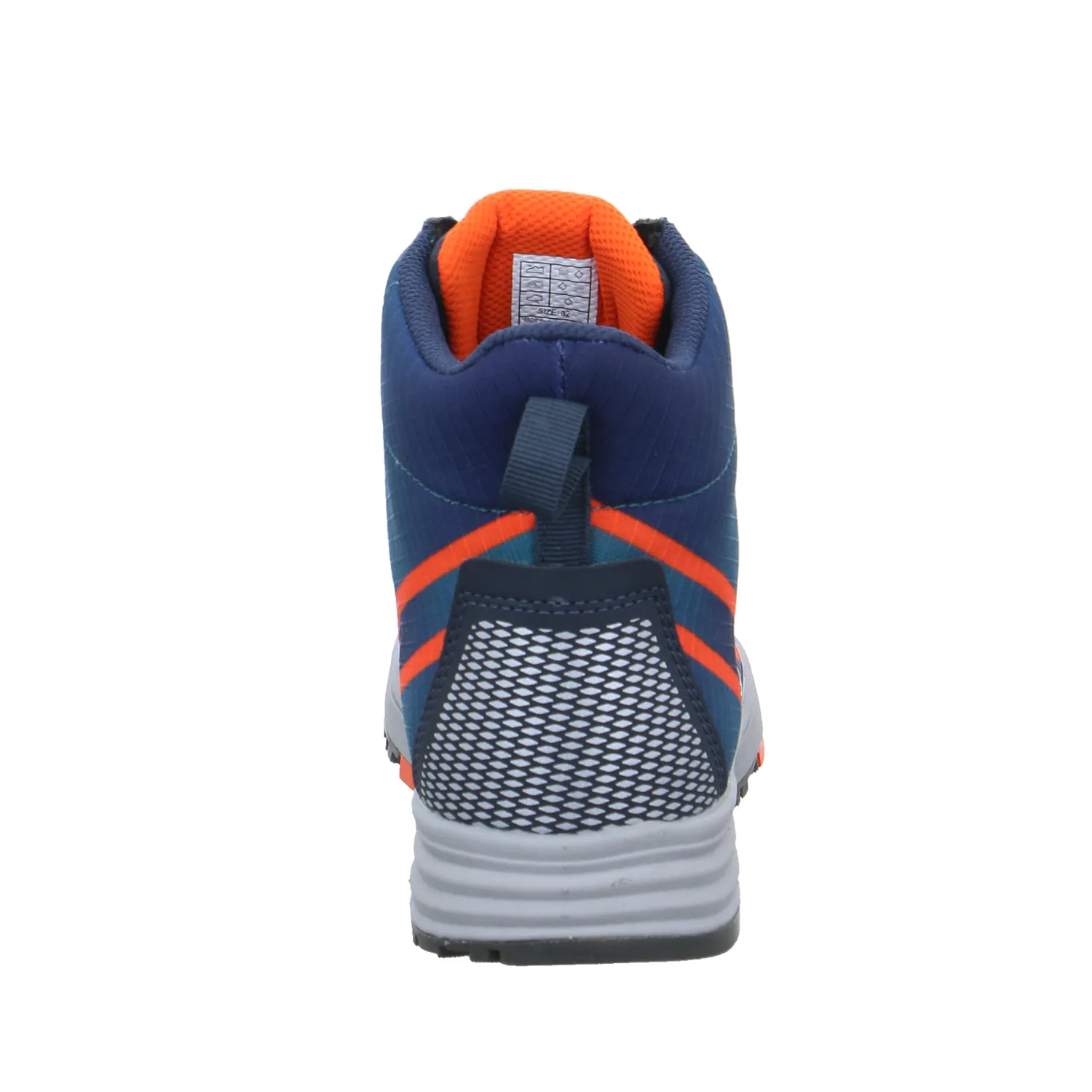 VADO Jungen- Snowboot Membran Blau Textil  Winter-Sneaker high