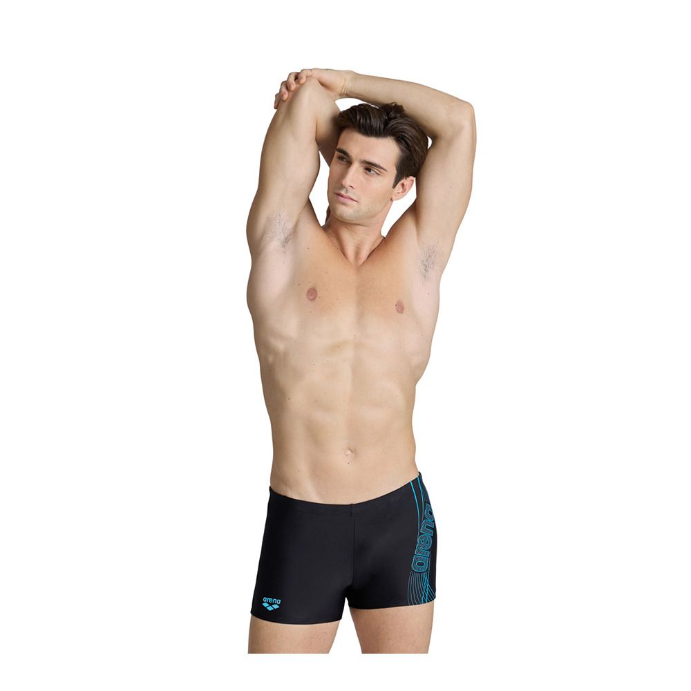 Arena DREAMY - Boxer de bain Homme black/turquoise