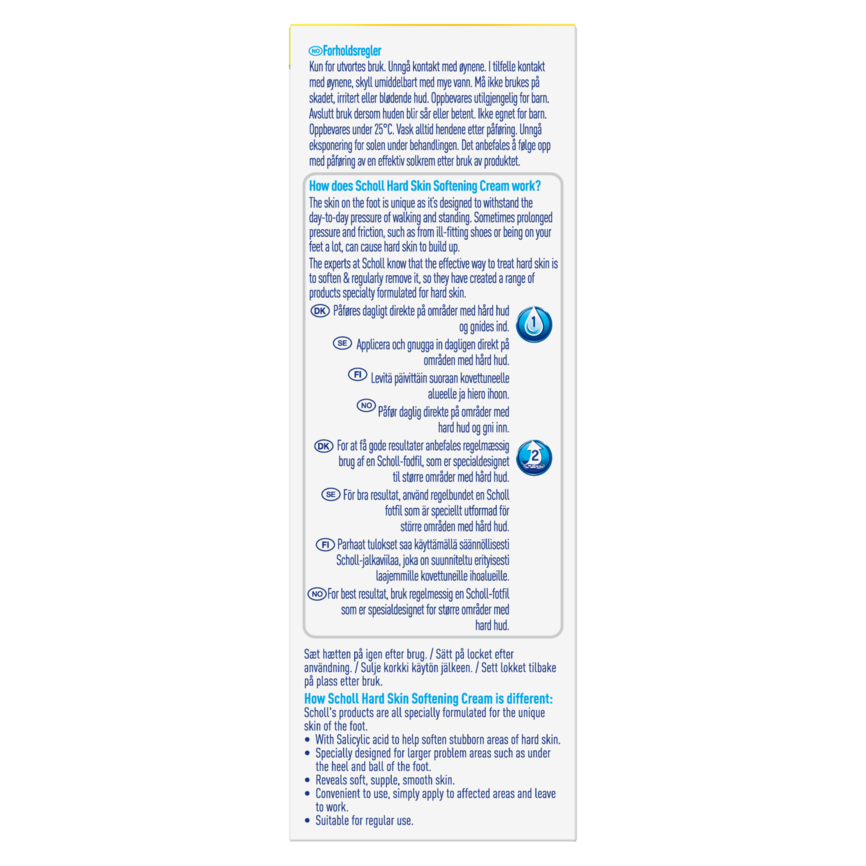Scholl intensiv krem for hard hud 60ml