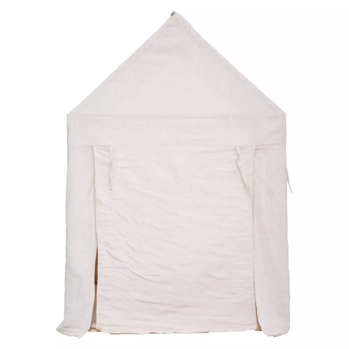 Maison enfant bois et tissu (H116 cm) Safari Beige