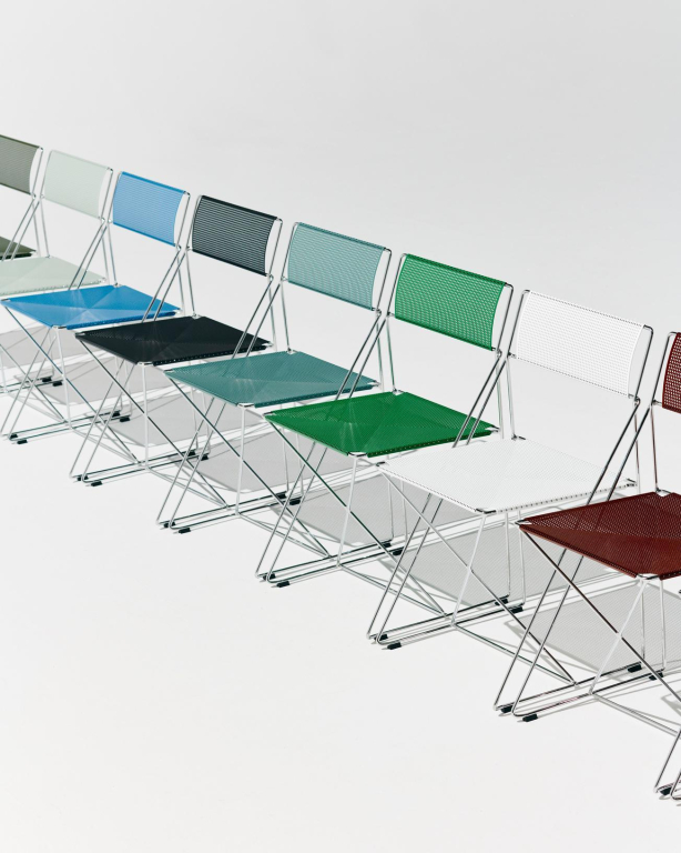 Hay X-Line Indoor stoel verchroomd Autumn Green