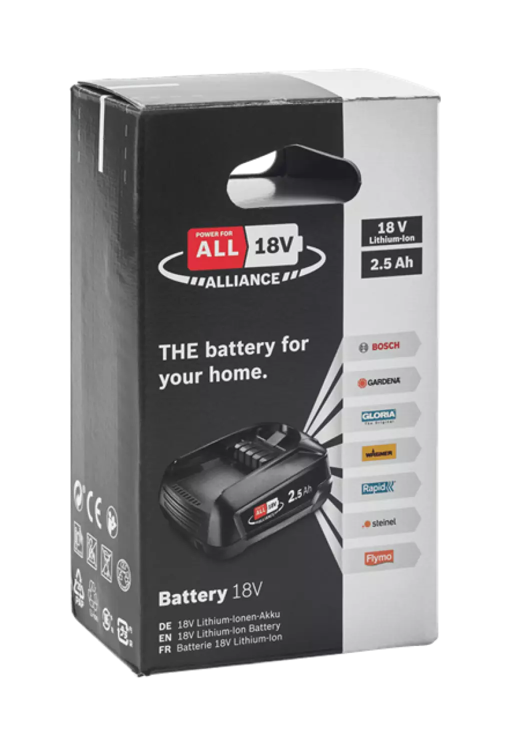 Rapid 5001518 18V P4A Li-Ion Accu - 2,5Ah