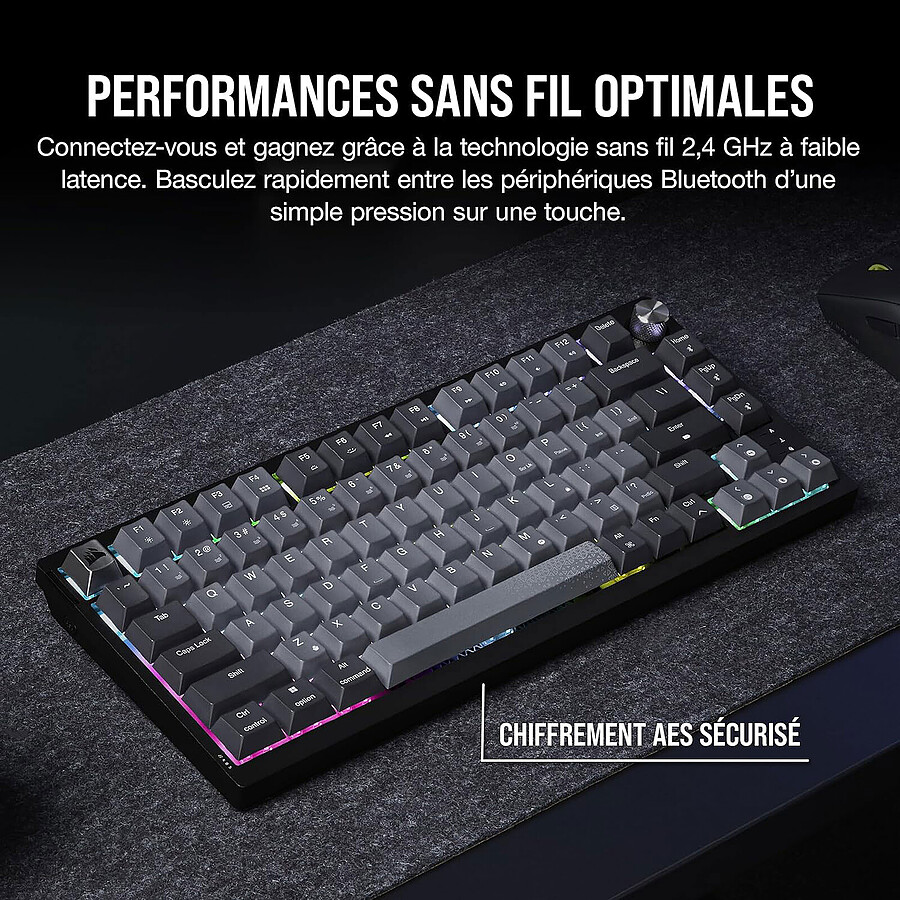 Corsair K65 Plus Wireless Tactile - Corsair MLX Fusion