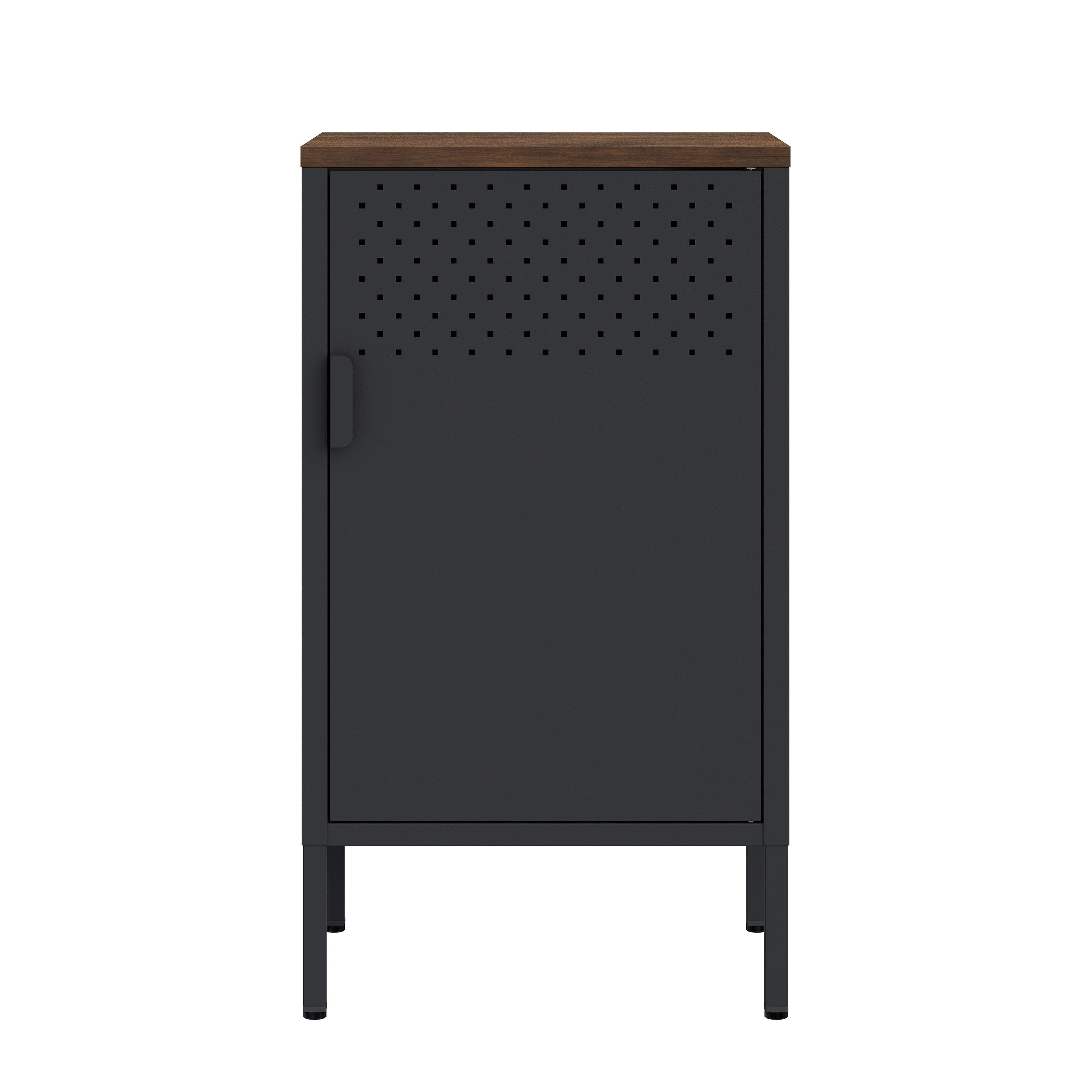 Nachttisch Metall AMET 40 x 76 cm schwarz