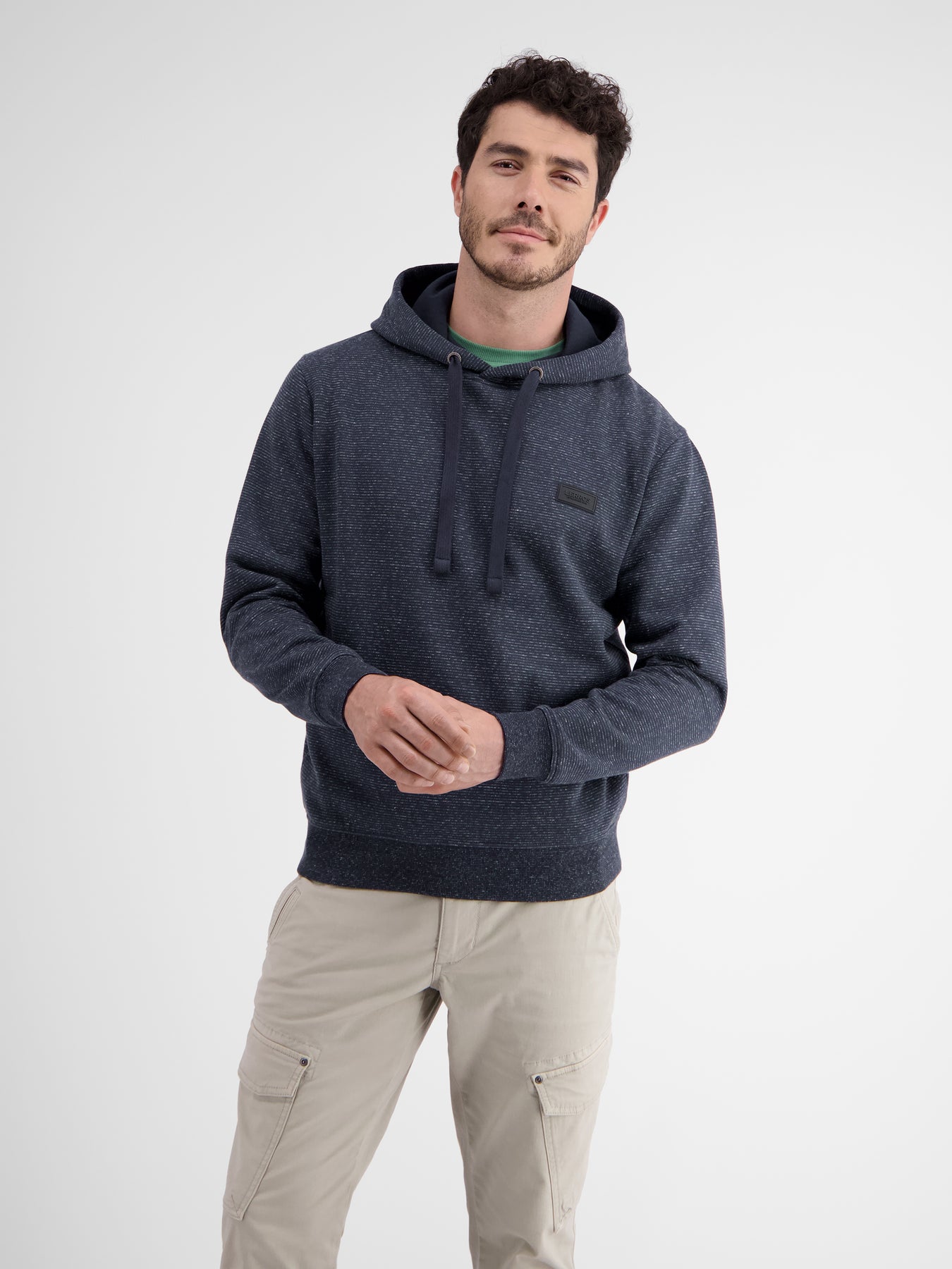 Sweat-Hoodie in weicher Strukturqualität