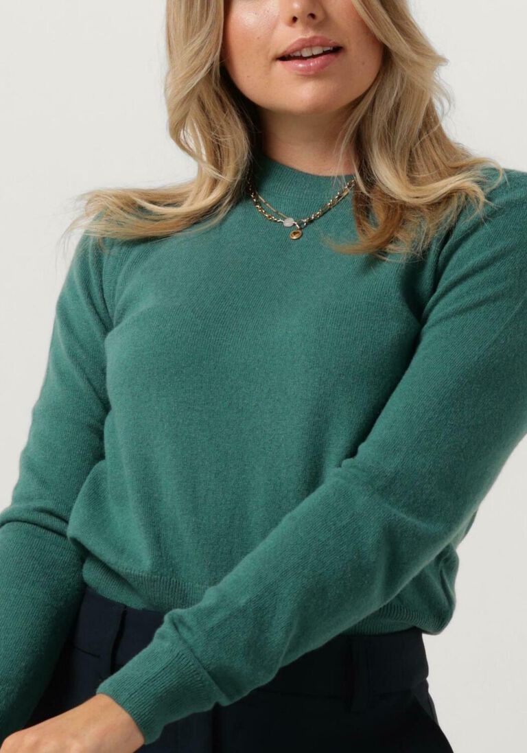 VANILIA groene vanilia trui magnolia round neck