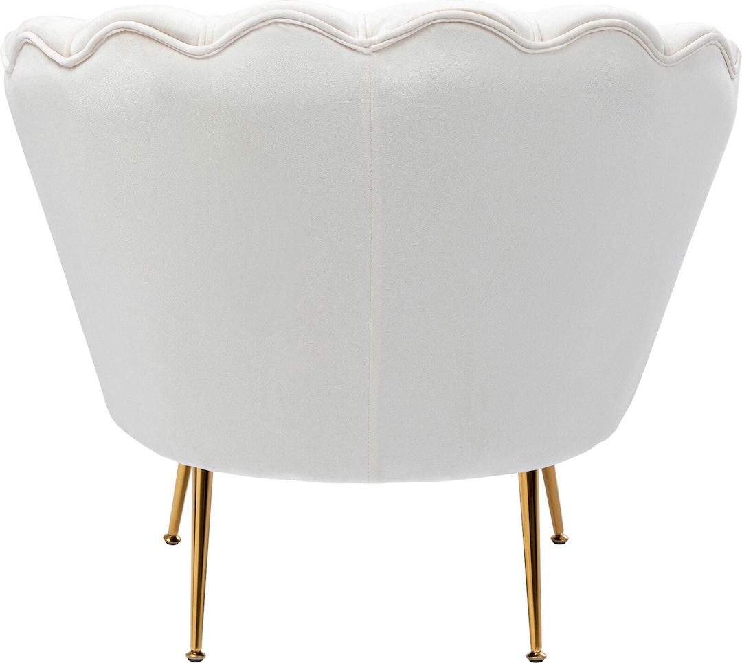 KARE DESIGN Cocktailsessel WATER LILY cremeweiß