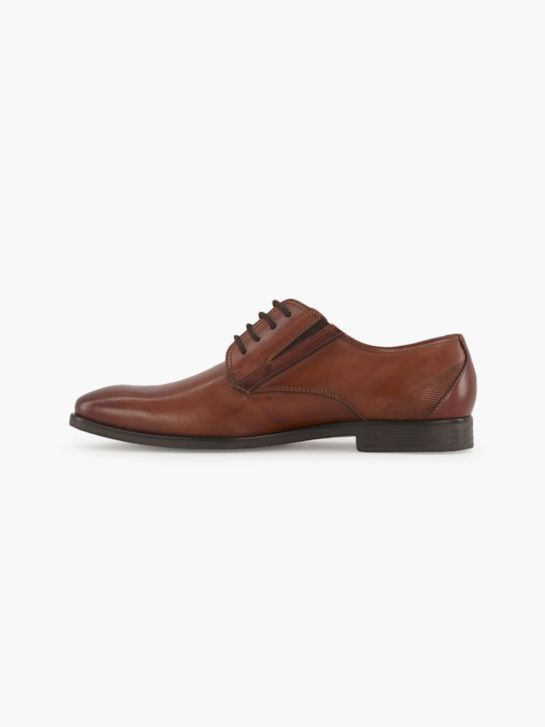 bugatti Businessschuh Cognac
