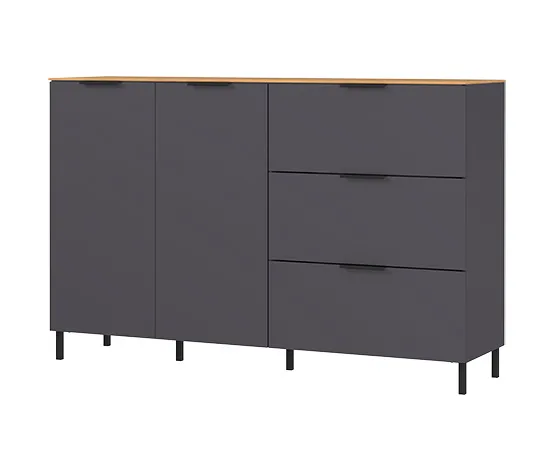 Sideboard »CALIFORNIA«, graphit, klein