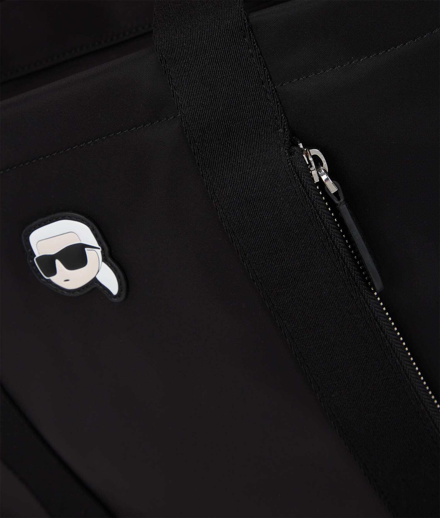 GRAND CABAS EN NYLON ZIPPÉ SUR LE DESSUS K/IKONIK