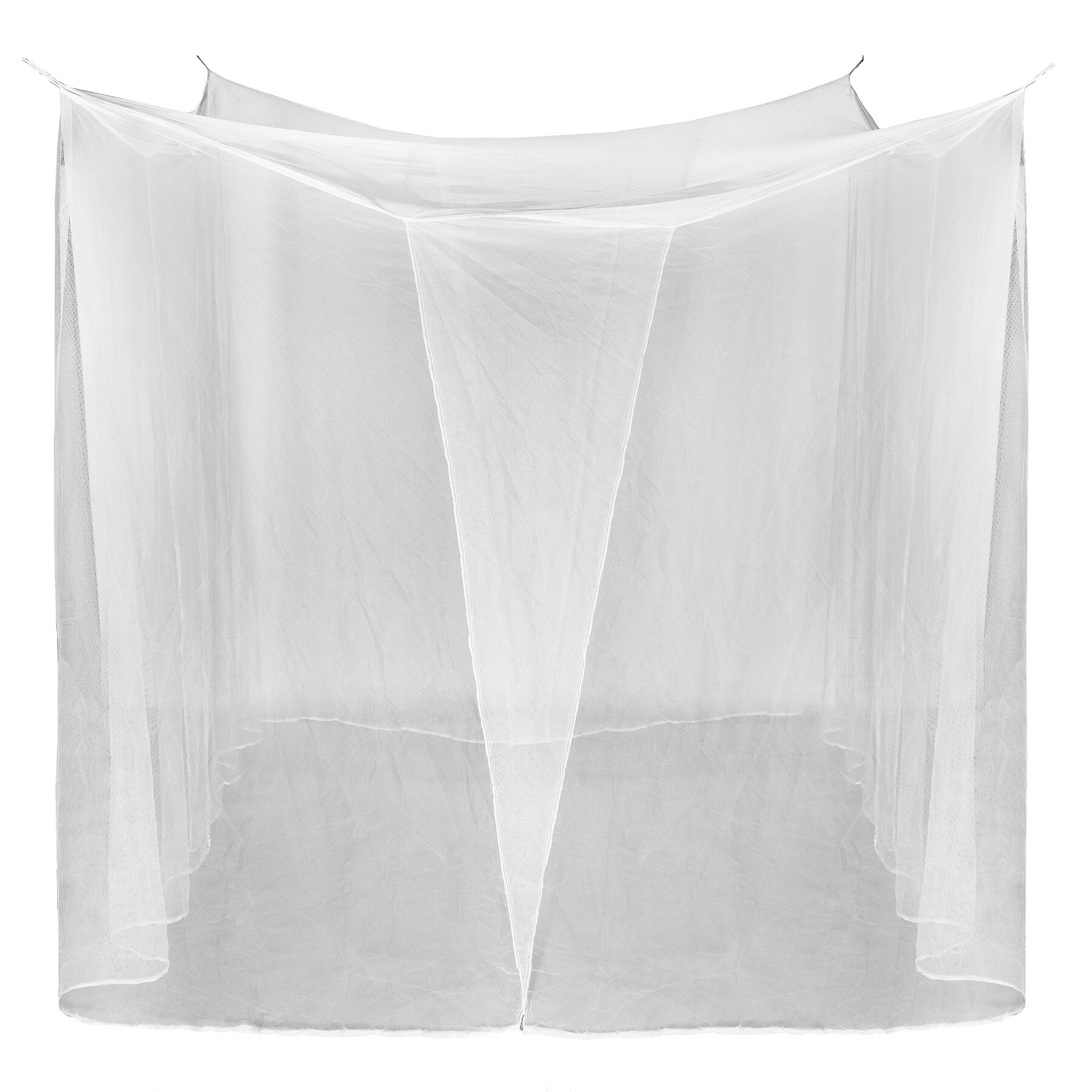 tectake® Moskitonetz, für Einzel- und Doppelbetten, gute Luftzirkulation, engmaschig, 220 x 200 x 210 cm