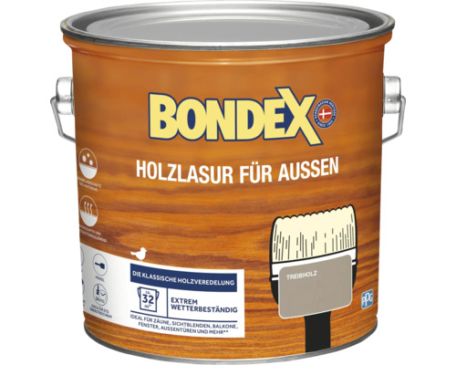 bondex houtbeits driftwood 2,5 l