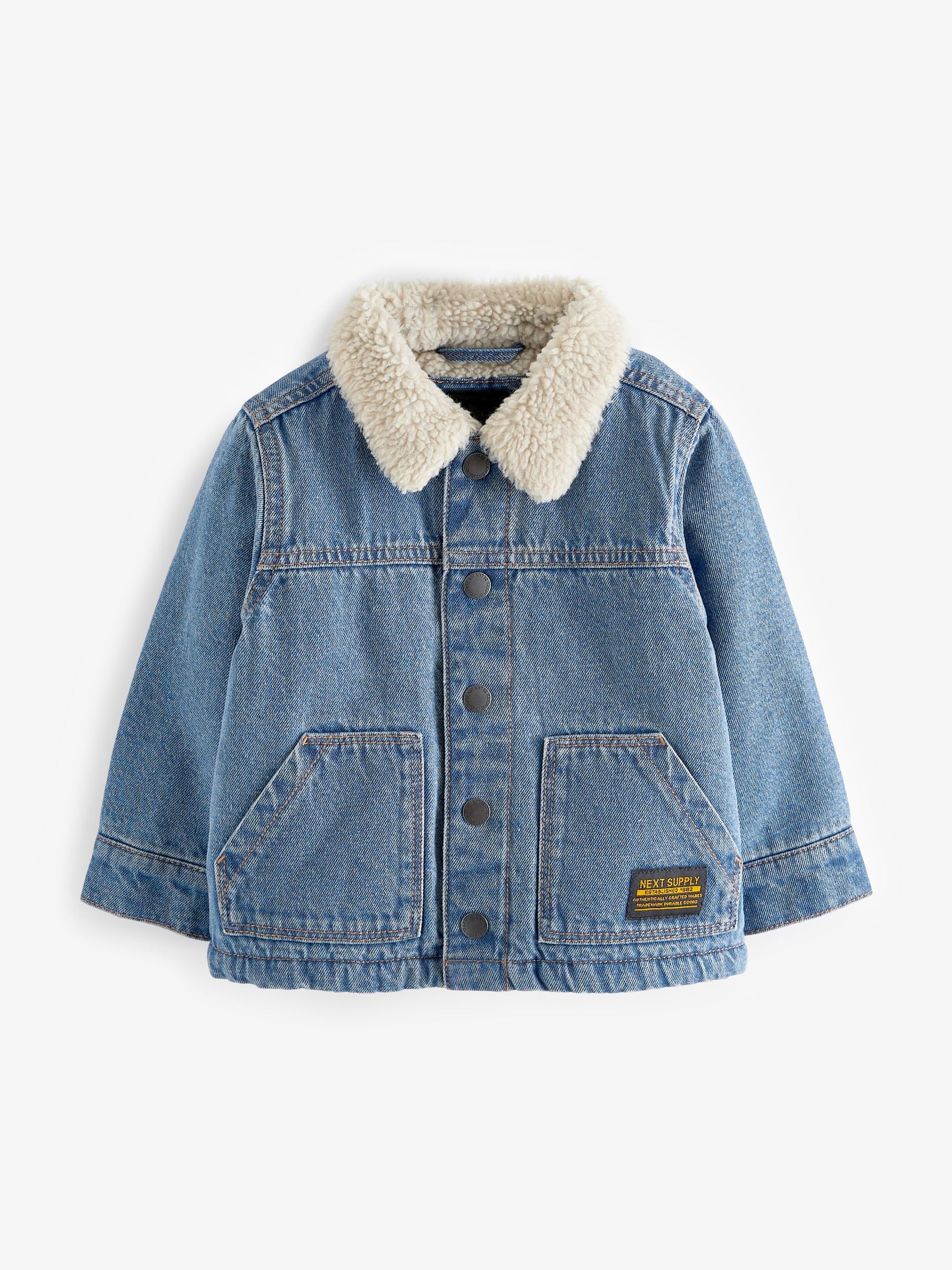 Blauw - Denim jack (3 mnd-10 jr)