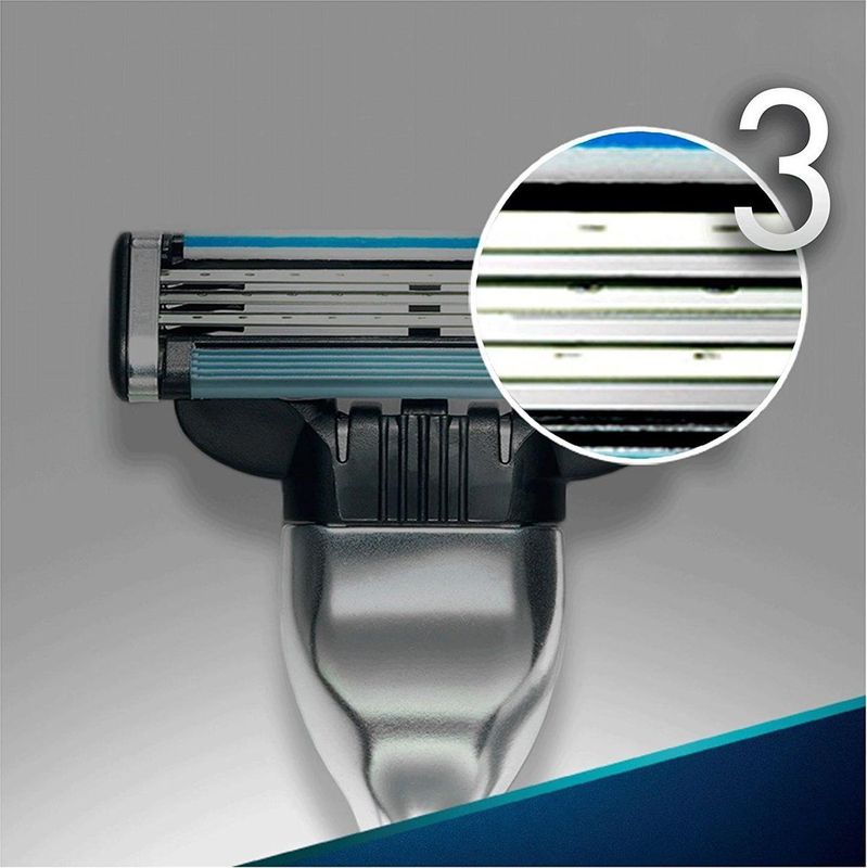 Gillette - Mach3 Scheerapparaat - Vervangende Messjes 12 st