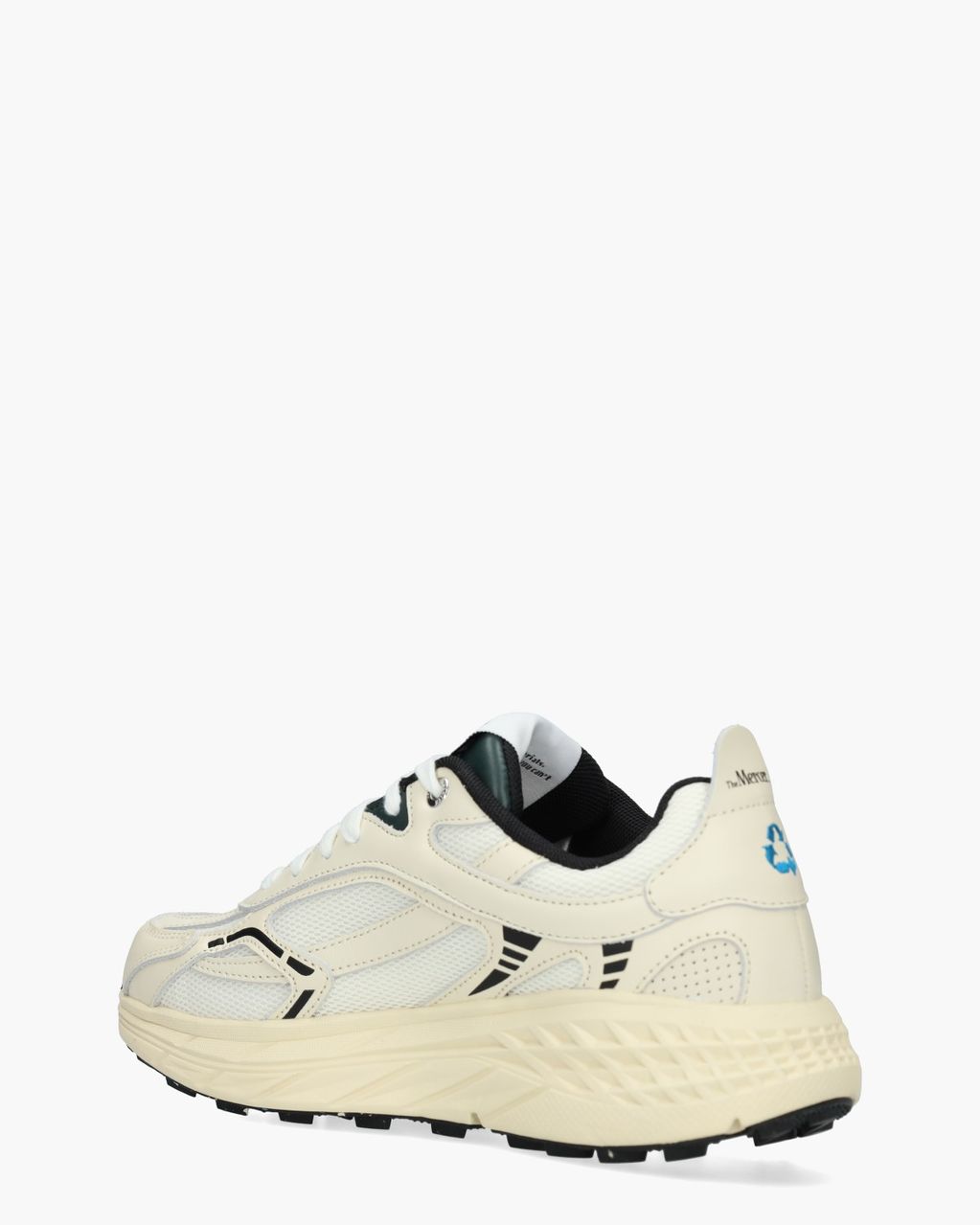 Mercer Amsterdam The Re-Run Max Nappa Off-White/Zwart Damessneakers