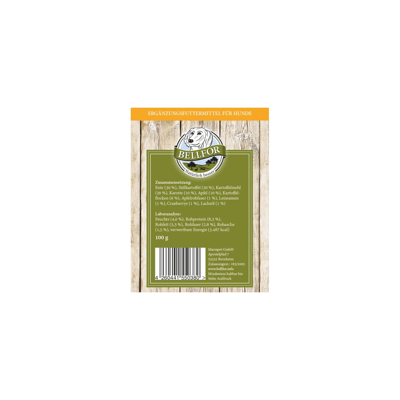 Bellfor Hundekekse Knabber-Schmaus mit Huhn - 100g