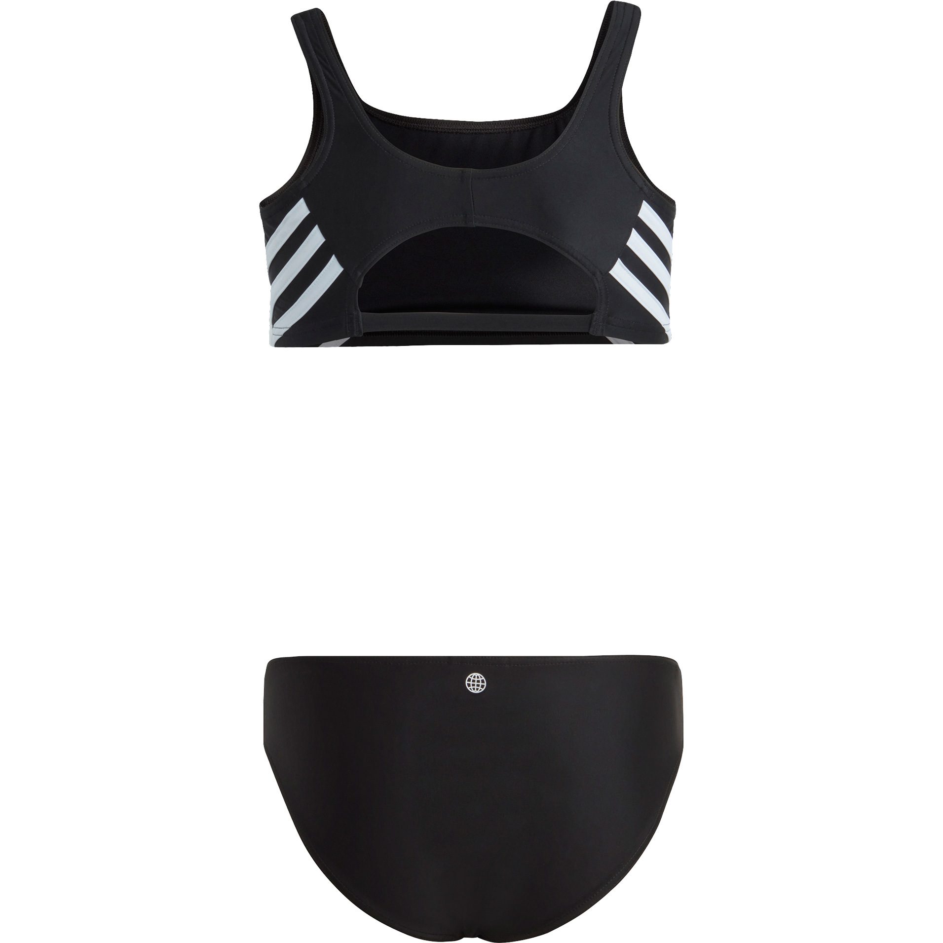 adidas 3-Streifen Bikini Mädchen schwarz