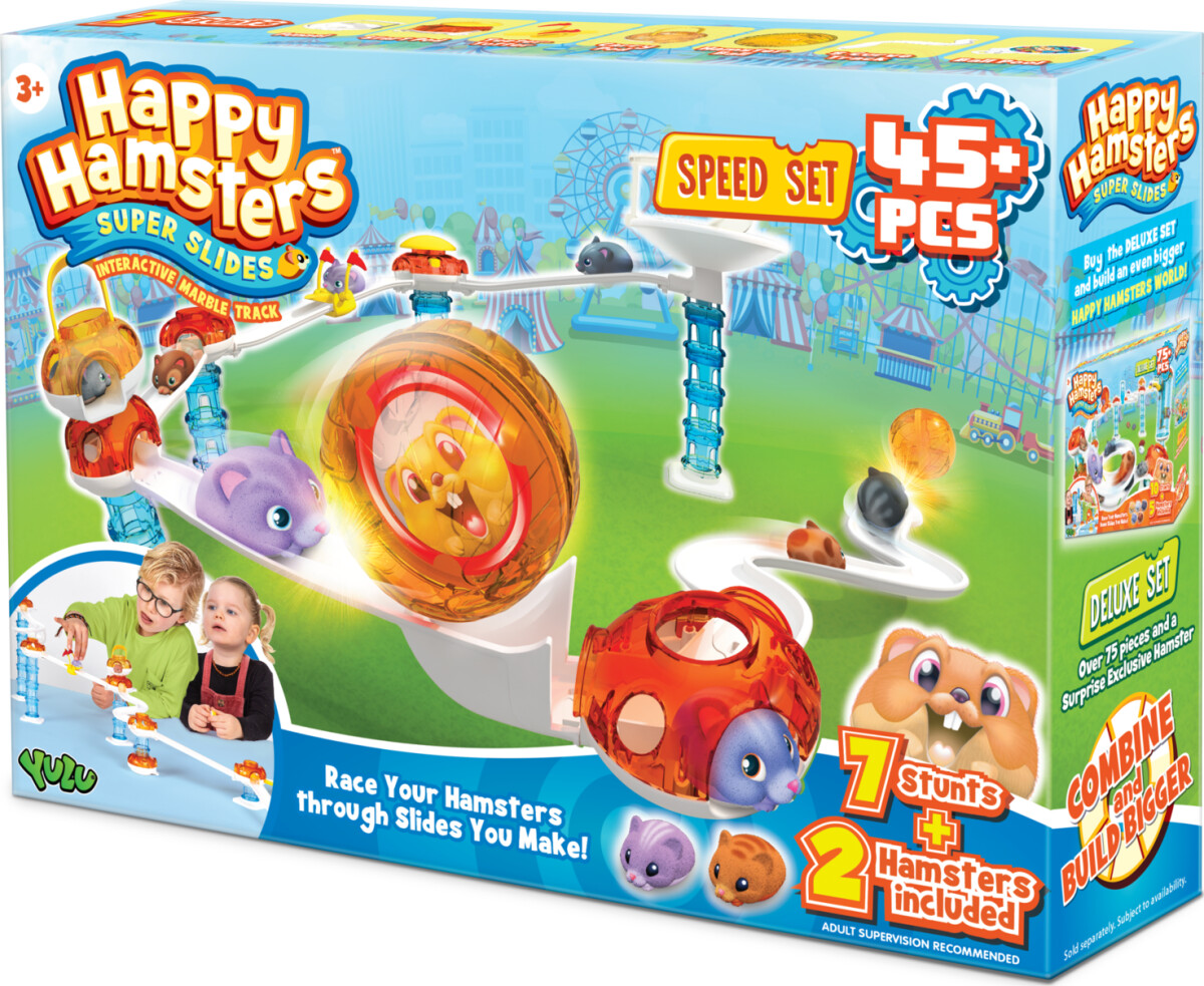 Happy Hamsters - Super Slide - Speed Legesæt