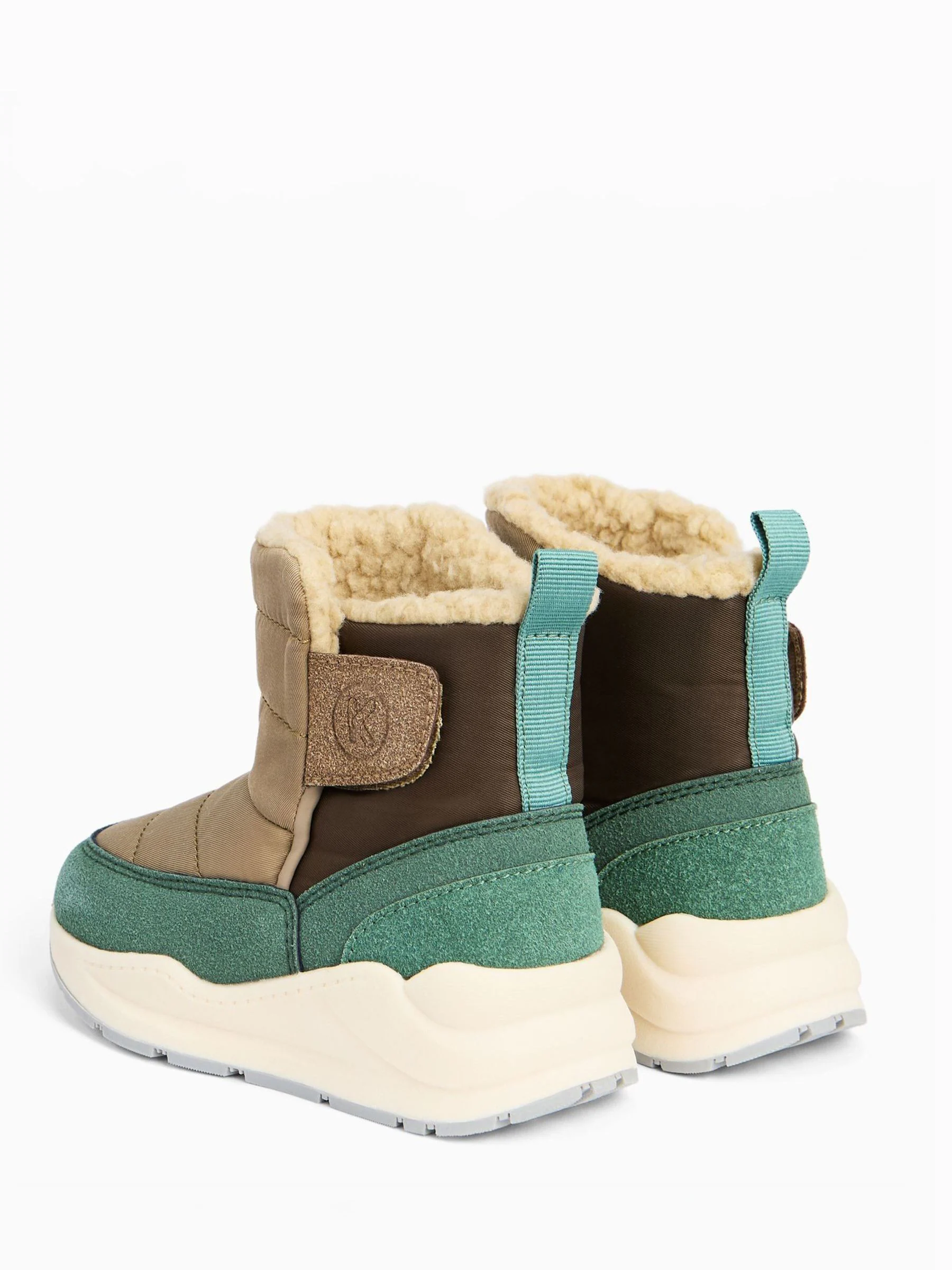 Groen - KIDLY by MORI Quilted Snow Boots