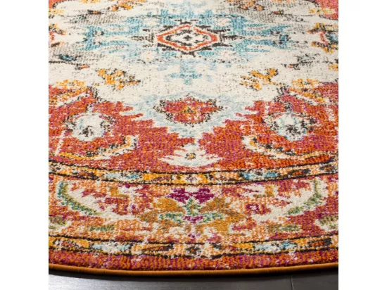 Tapis Orange & Light Blue 201 X 201 cm - Milà