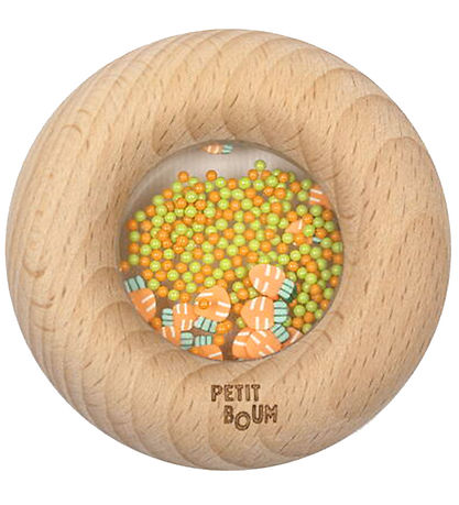 Petit Boum Sensorisches Spielzeug - Holz - Donut - Karotten