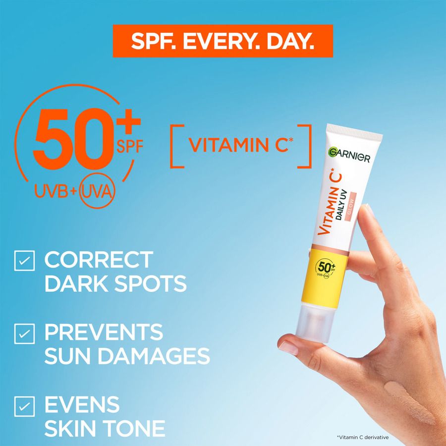 Garnier SkinActive Vitamin C Glow Boosting Daily UV Fluid SPF50+ 40ml