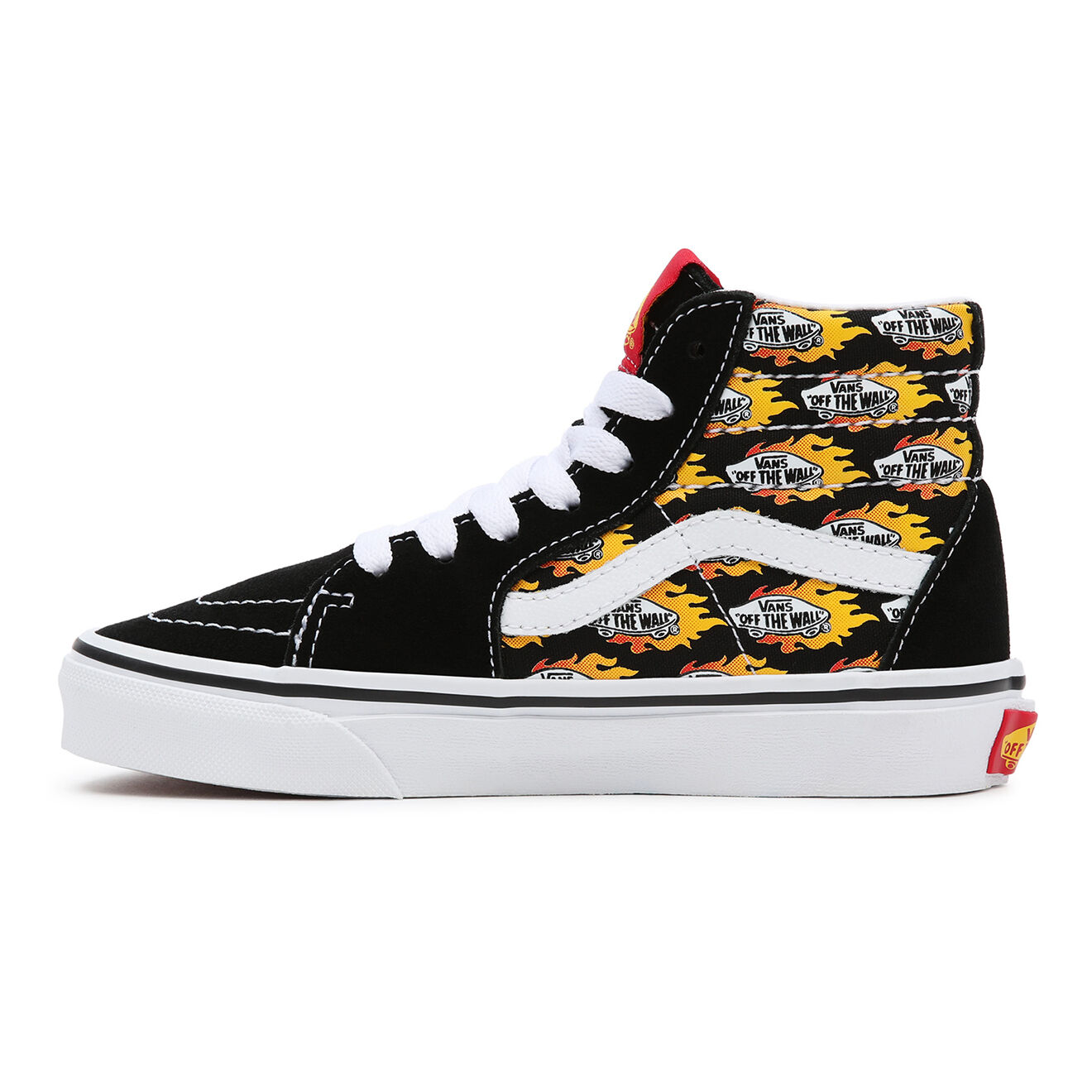 Vans Sneakers en Velours de Cuir & Textile UY SK8-Hi noires