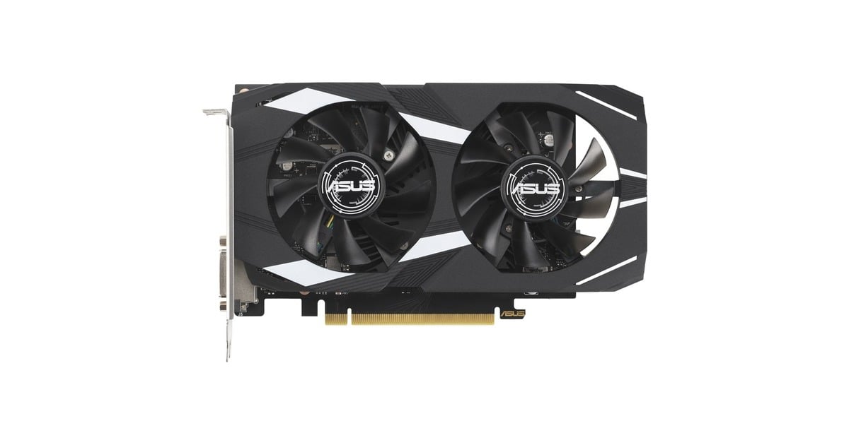 ASUSDual GeForce RTX 3050 OC Edition 6GB GDDR6 grafische kaart  (1x DisplayPort, 1x HDMI 2.1, 1x DVI-D)