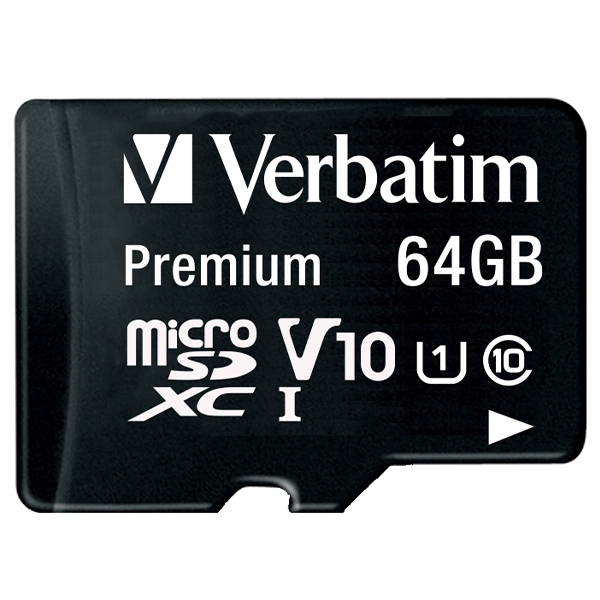 64GB Micro SDHC TransFlash Speicherkarte   SD Adapter Class 10 U1 UHS-I (44084)