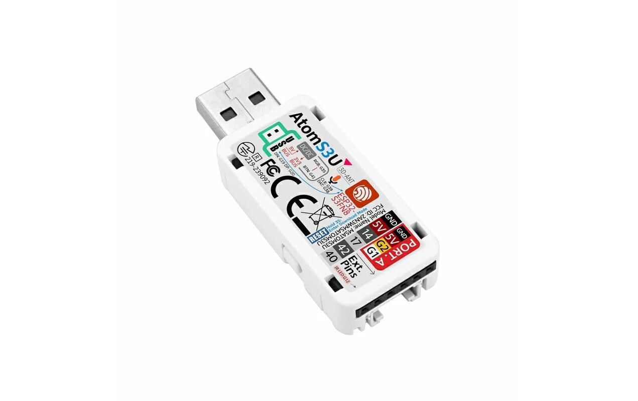 Entwicklerboard Atom S3U ESP32-S3 mit USB-AESP32-S3 Multifunktions-Entwicklungsboard in U-Scheibenform