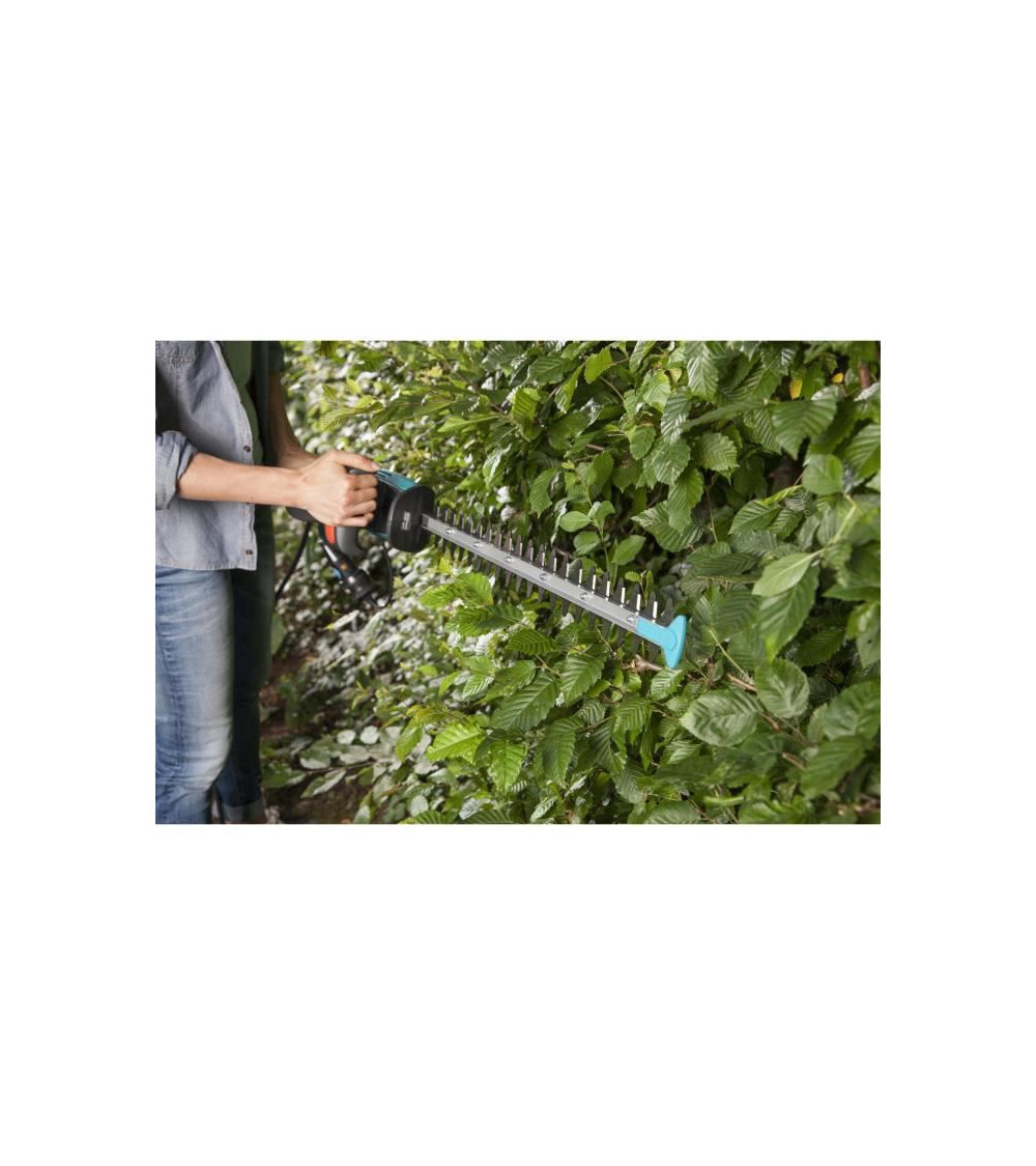 Taille-haies électrique easycut 420/45 – 420w – lame 45cm & coupe ø18mm – poignée ergoline – butée de protec