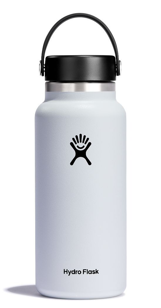 Hydro Flask 32 OZ Wide Mouth 2.0 Flex Cap White