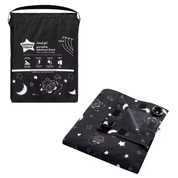 Cortina portátil Tommee Tippee Sleeptight com bloqueio de luz - Ollie, a coruja