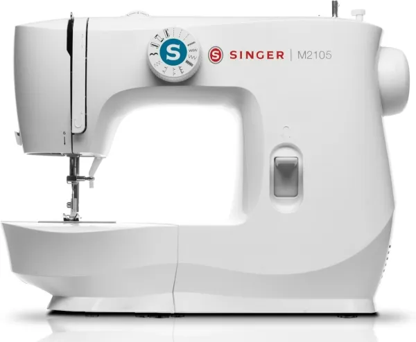 Singer M2105 - Symaskine - 8 søm - 4 et-trins knaphuller