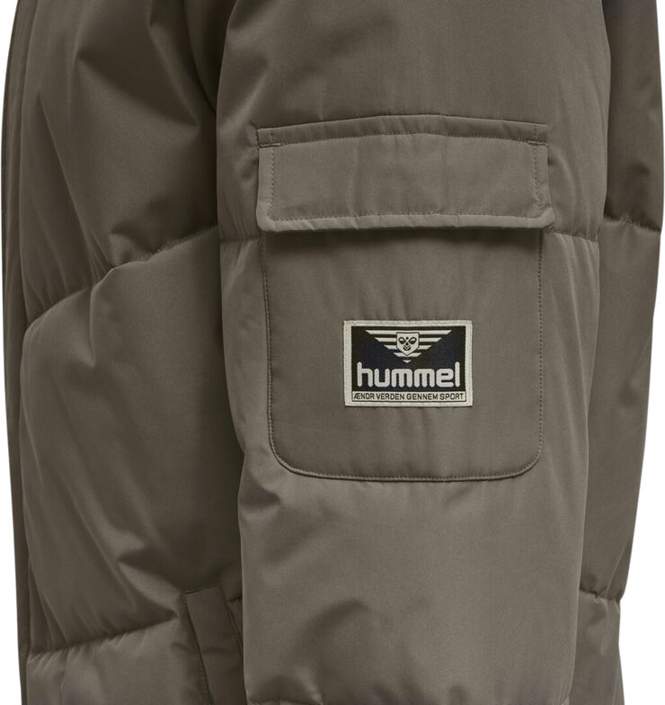 Hummel HMLTHOMAS LONG PUFFA JACKET Walnut